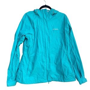 Columbia jacket blue size XL hooded full zip coat